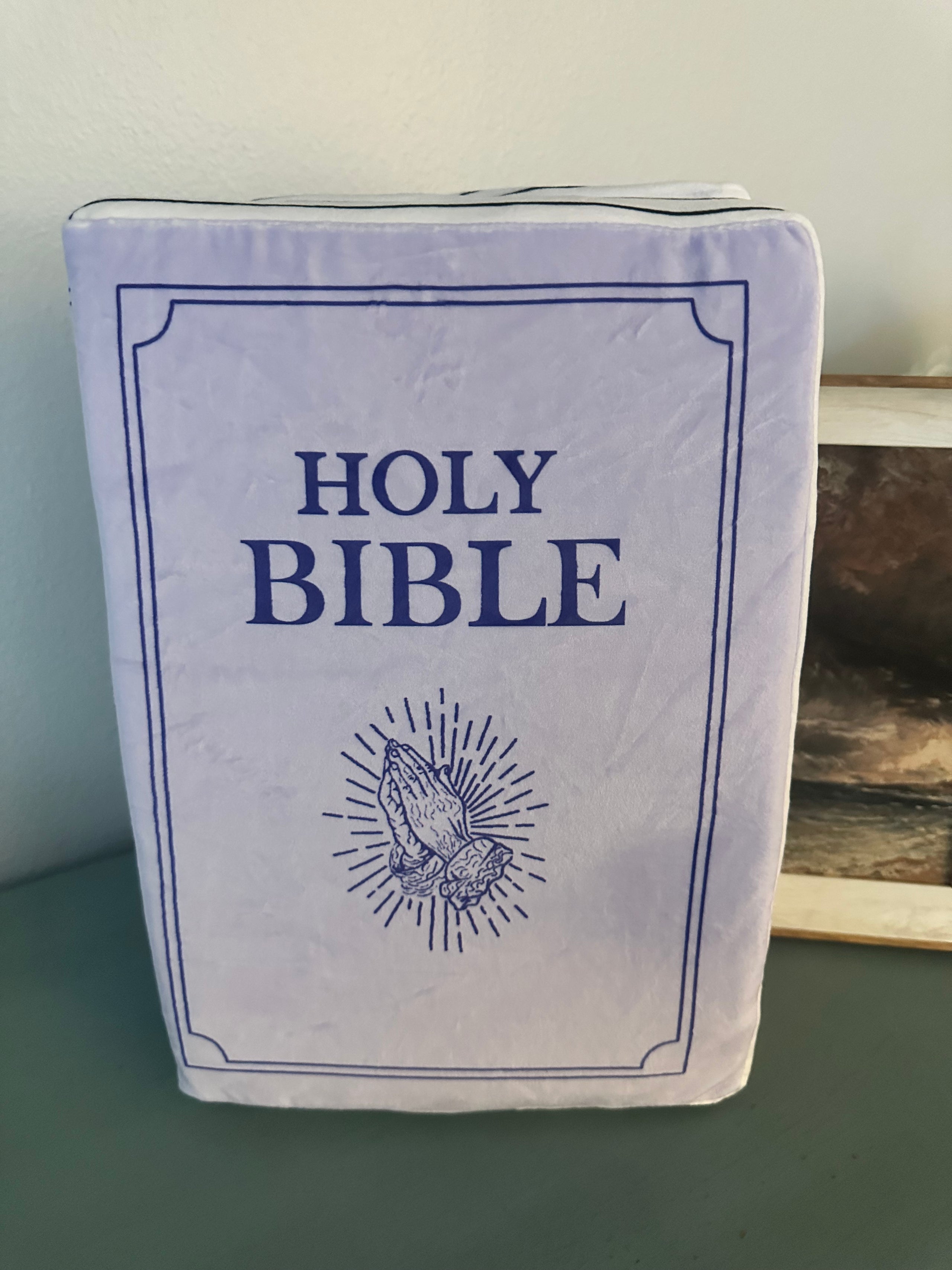 Plush Bible - Oversized Purple